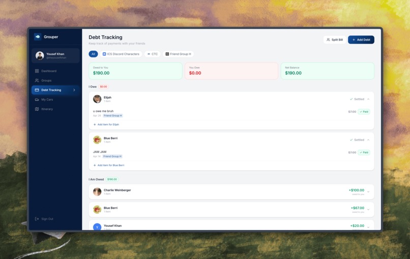 Grouper – screenshot 4