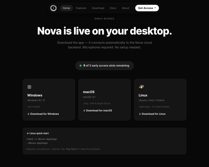 Nova AI – screenshot 2