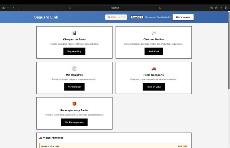 Saguaro Link (Non-Profit Track 5) – screenshot 2