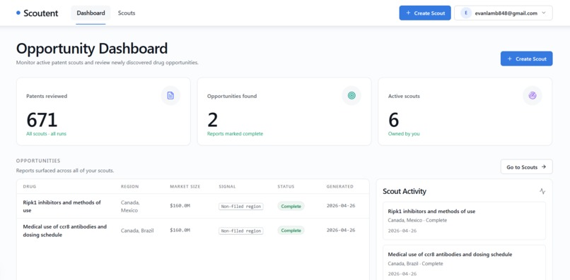 Scoutent – screenshot 1