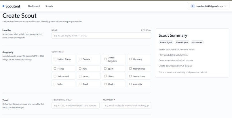 Scoutent – screenshot 2