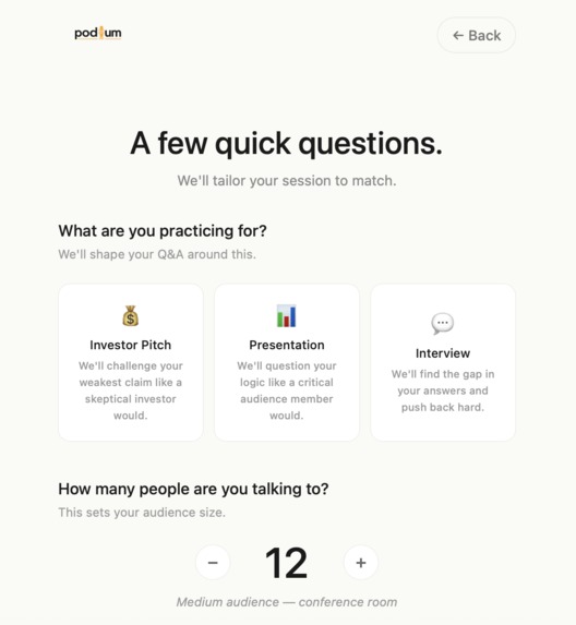 Podium – screenshot 2