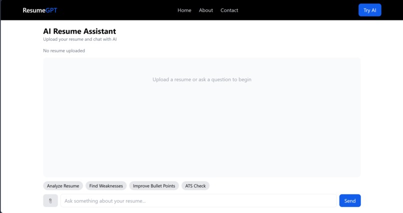 ResumeGPT – screenshot 1