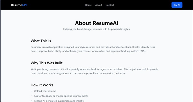 ResumeGPT – screenshot 3
