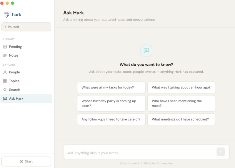Hark – screenshot 3
