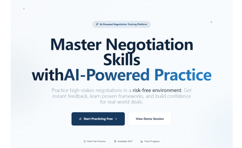 Master NegotiationSkills – screenshot 1