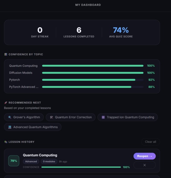 TeachMeNew – screenshot 3