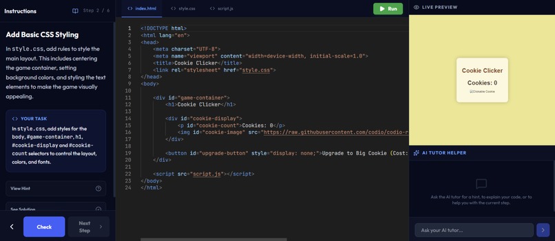 CoChallenge – screenshot 1