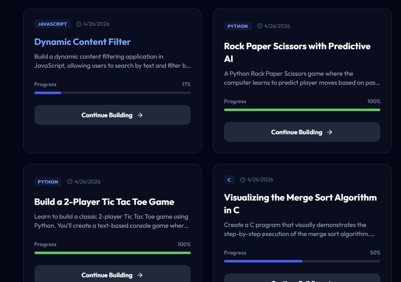 CoChallenge – screenshot 3