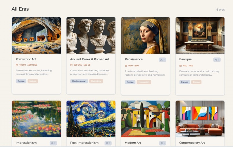 Journey ThroughArt History – screenshot 2