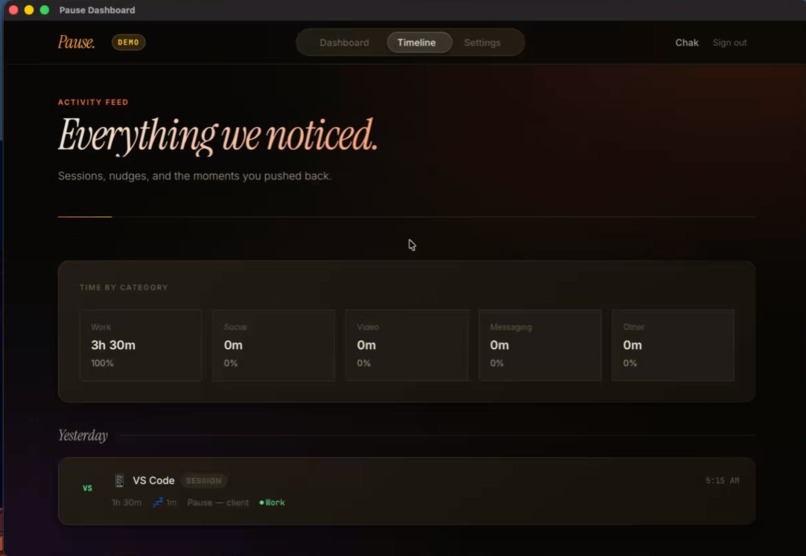 Pause – screenshot 2