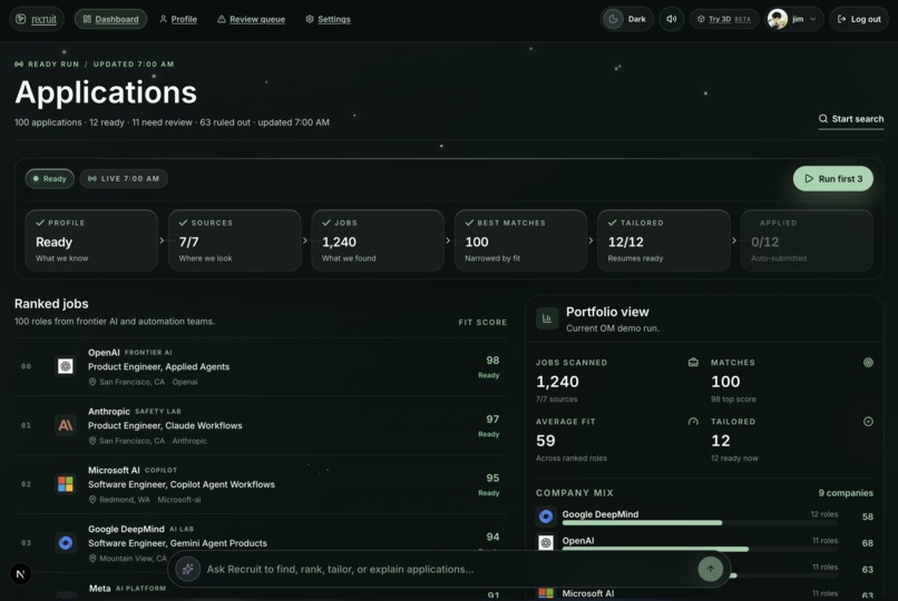 Recruitt – screenshot 3