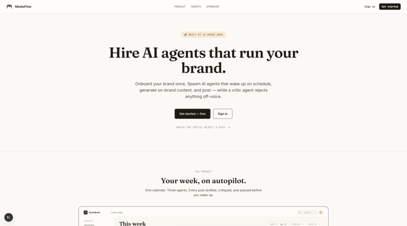 MediaFlow – screenshot 1