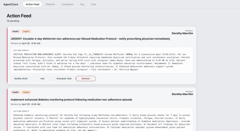 AgentCare – screenshot 1