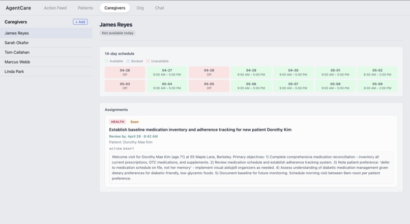 AgentCare – screenshot 3