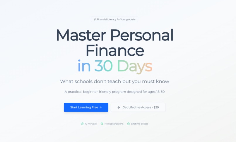 Master PersonalFinance – screenshot 1