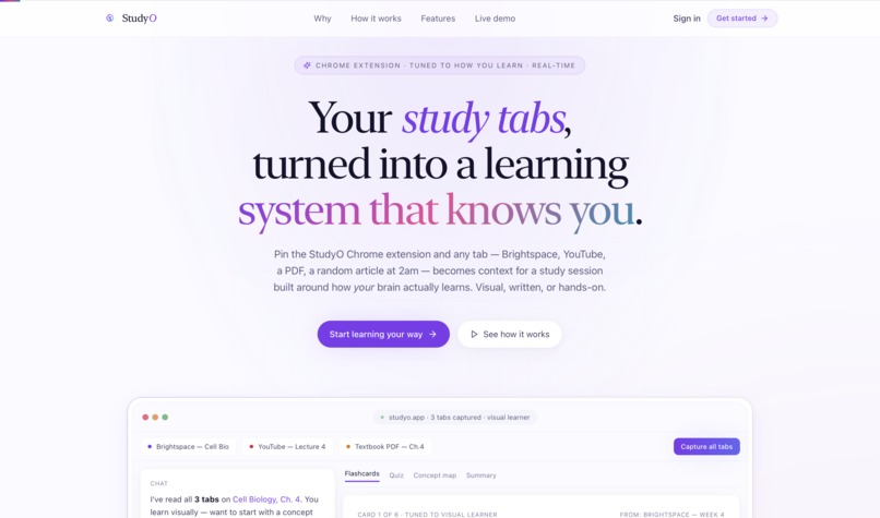 StudyO – screenshot 1