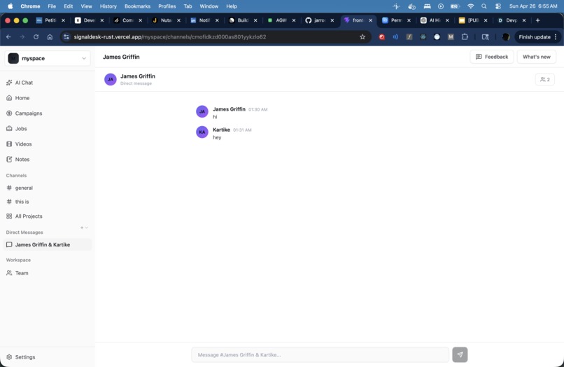 startupOS – screenshot 2