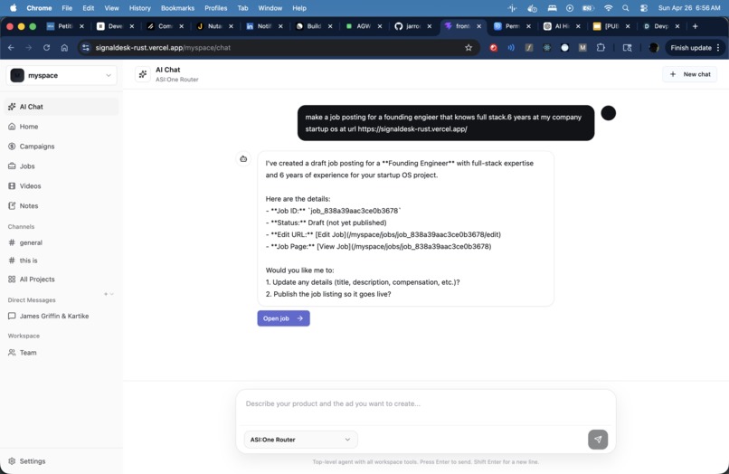 startupOS – screenshot 4