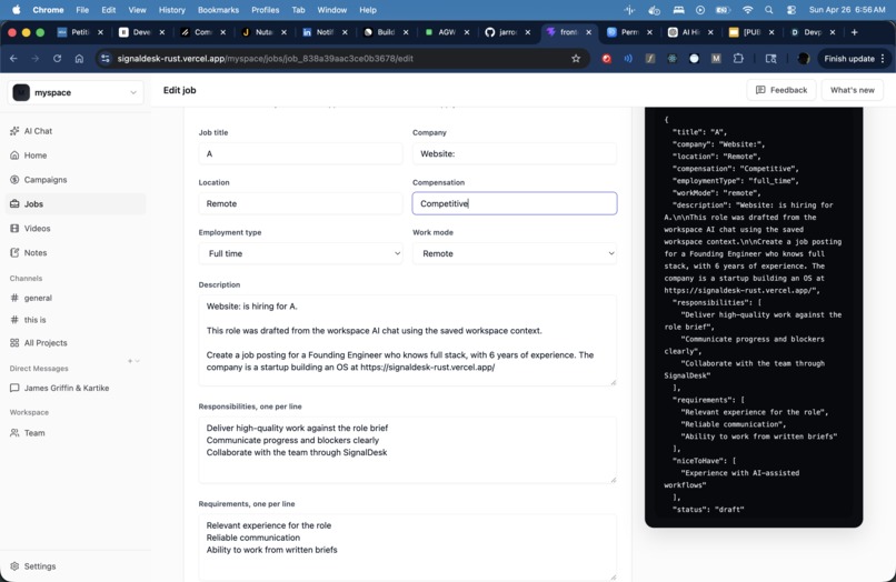 startupOS – screenshot 5