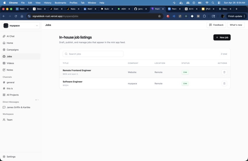 startupOS – screenshot 6