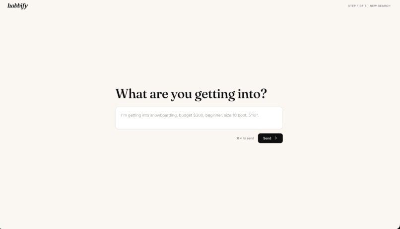 Hobbify – screenshot 2