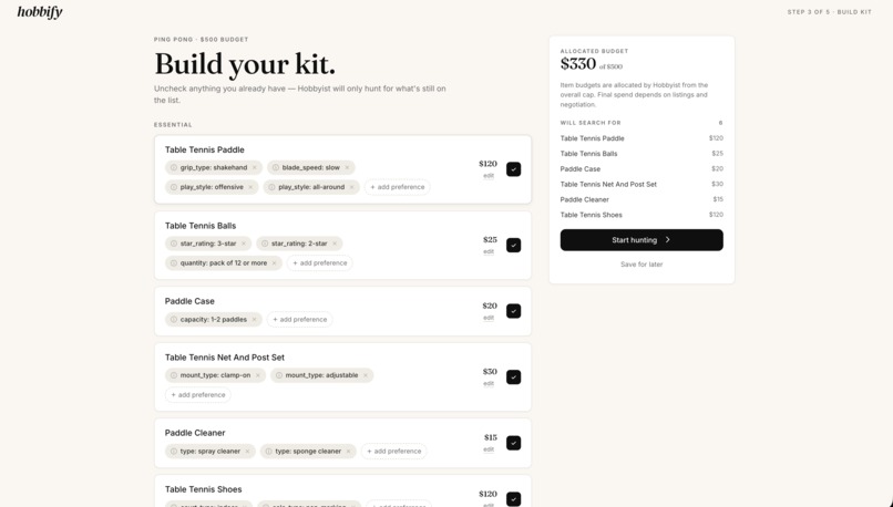 Hobbify – screenshot 4
