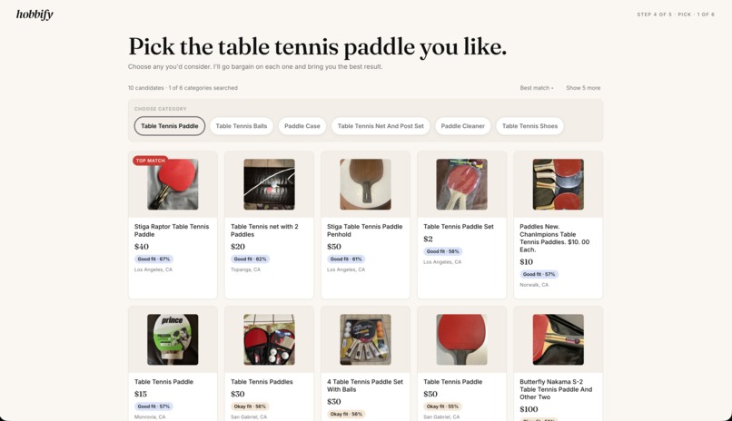 Hobbify – screenshot 1