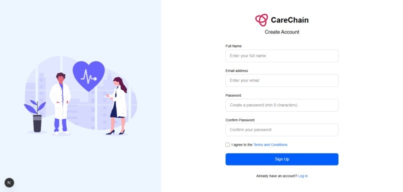 CareChain: Decentralized Offline-First Patient Management – screenshot 2