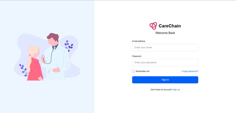 CareChain: Decentralized Offline-First Patient Management – screenshot 1