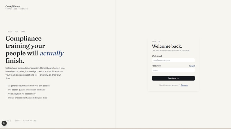 CompliLearn – screenshot 1