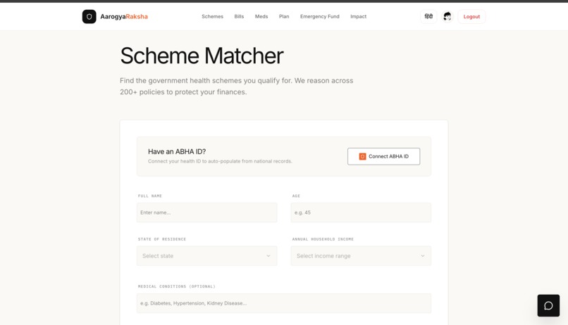 AarogyaRaksha - AI Layer for Healthcare Affordability – screenshot 3
