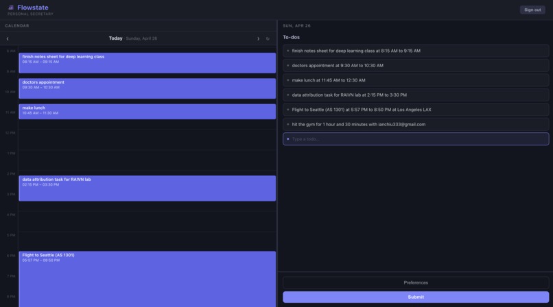 Flowstate Calendar – screenshot 2