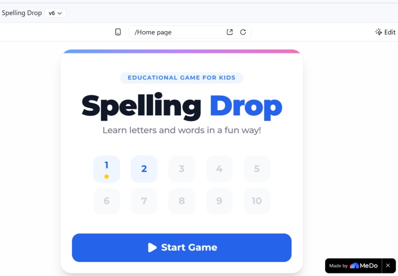 Ed Category - VocaDrop for Kids – screenshot 1