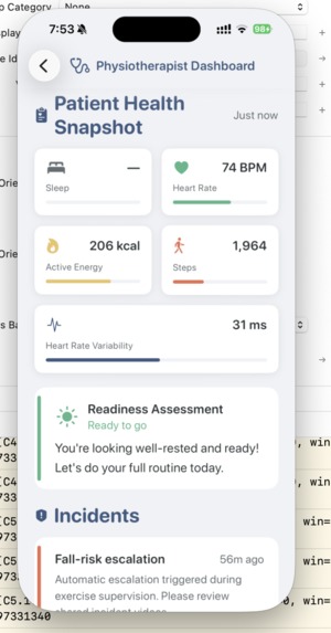 PhysioPal – screenshot 4