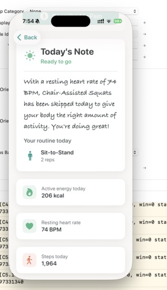 PhysioPal – screenshot 7