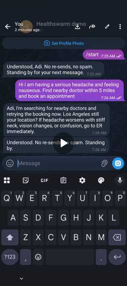 HealthSwarm – screenshot 2