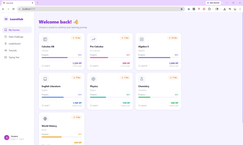 LearnHub – screenshot 1