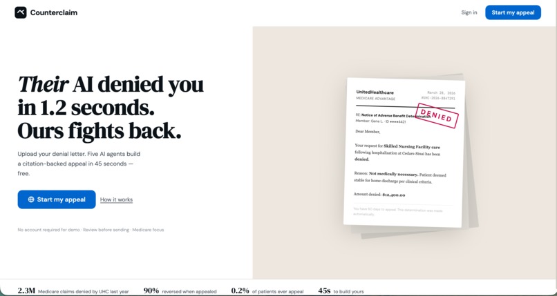 Counterclaim – screenshot 2