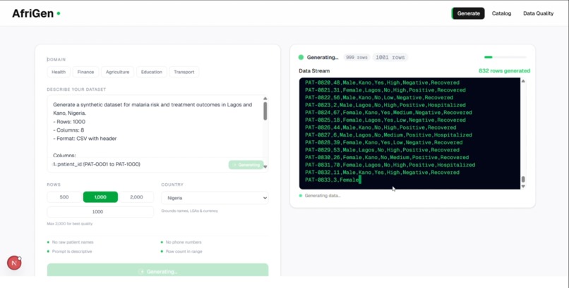 AfriGen – screenshot 2