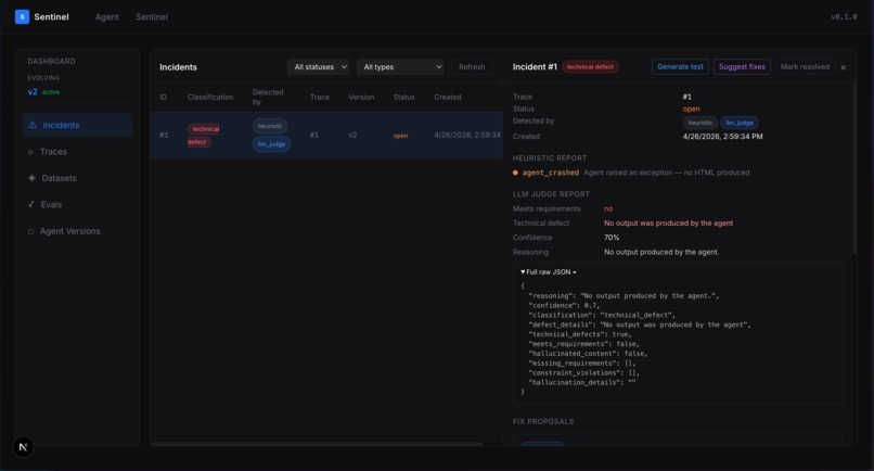 Sentinel – screenshot 1