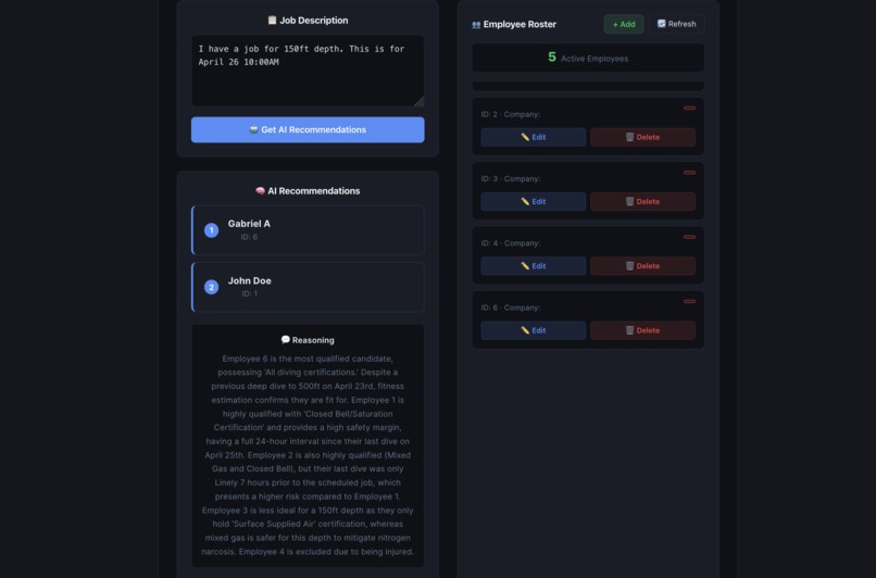 DeepDive – screenshot 1