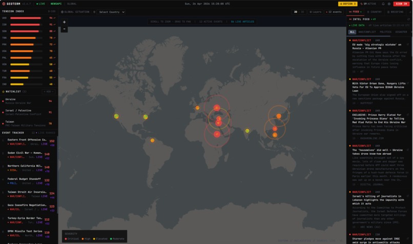 GeoTerm – screenshot 1