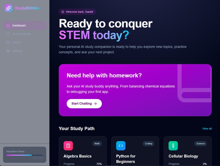 StudyWithHer – screenshot 1