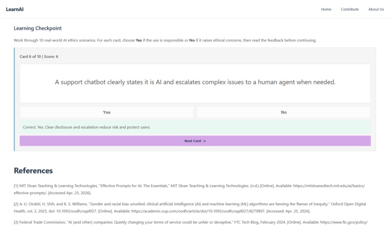 LearnAI – screenshot 3