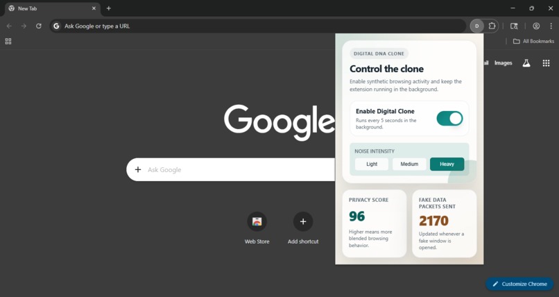 Digital DNA: Quantum Privacy Guard – screenshot 1