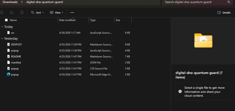Digital DNA: Quantum Privacy Guard – screenshot 3