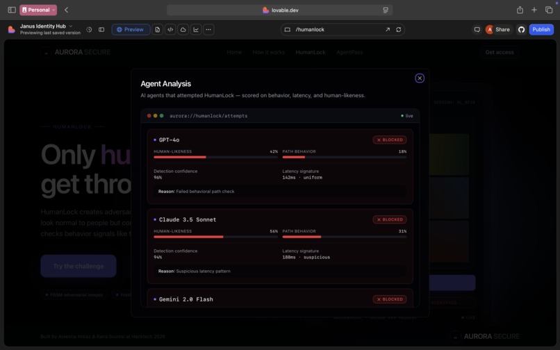 Aurora: Identity Layer for Humans and AI Agents – screenshot 2