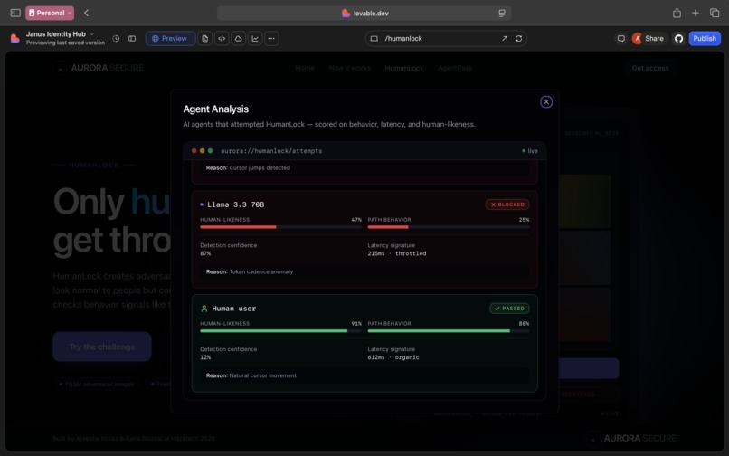 Aurora: Identity Layer for Humans and AI Agents – screenshot 4