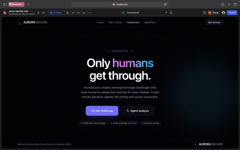 Aurora: Identity Layer for Humans and AI Agents – screenshot 5